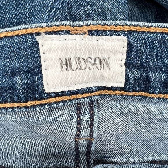 Hudson Tally Deep Cuff Crop Skinny Rough Hem Jeans Size 27 Women’s - Picture 6 of 6
